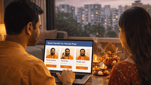Book Pandit Online in Kumarswamy Layout, Bangalore