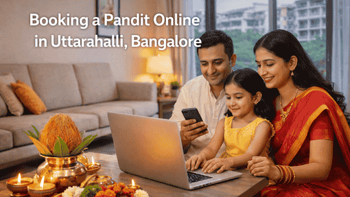 Booking a pandit on eSankalpam