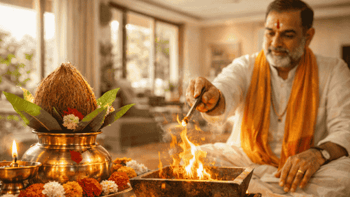 A proper vastu puja clears bad energy