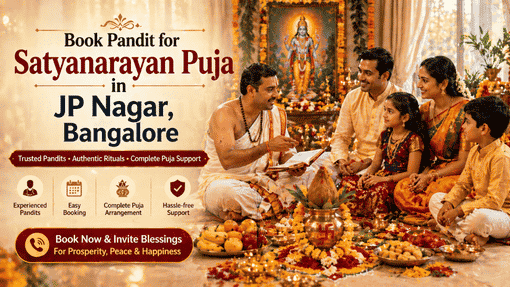 Book Pandit for Satyanarayan Puja in JP Nagar, Bangalore