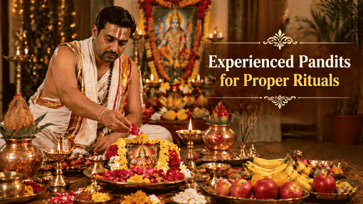 Traditional puja process
