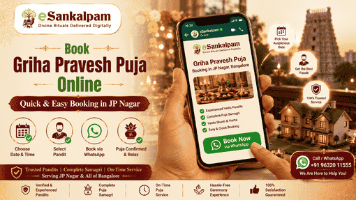 How to Book Griha Pravesh Puja in JP Nagar, Bangalore
