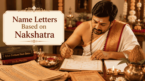 our purohit will calculate the nakshatra